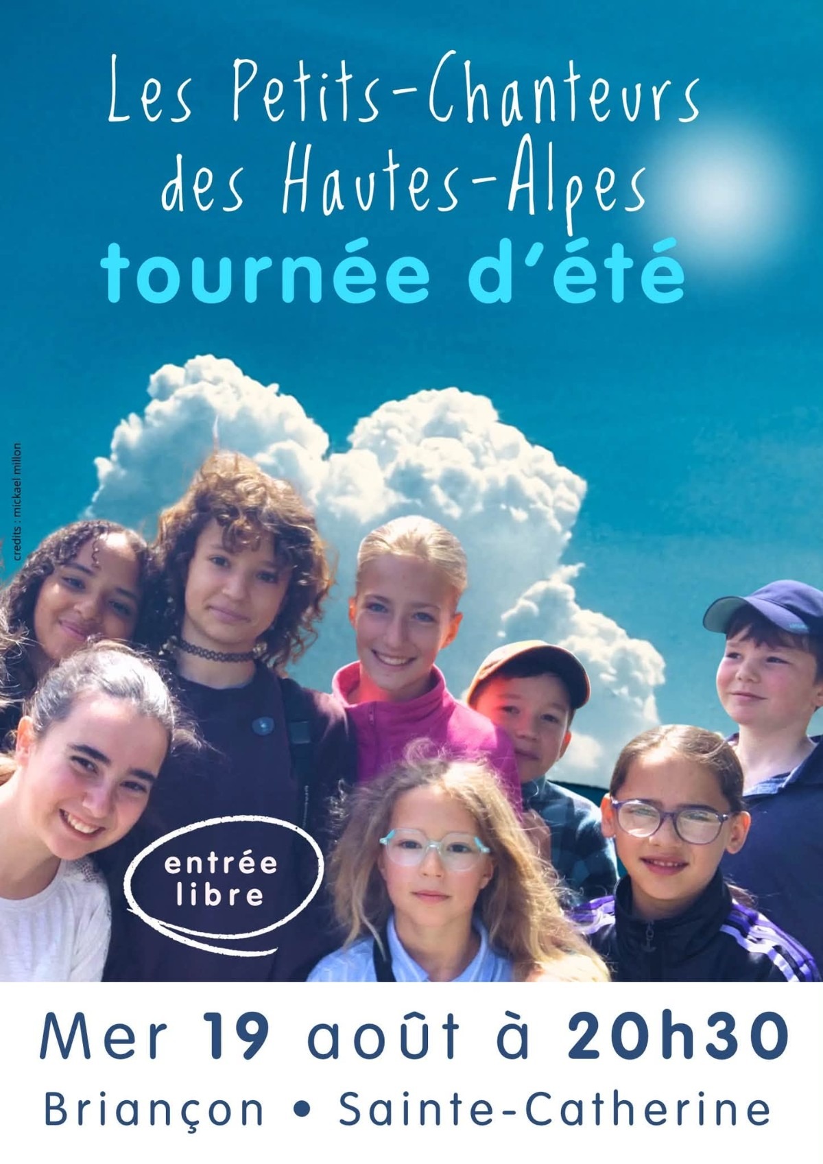 Concert des Petits Chanteurs des Hautes Alpes à Briançon