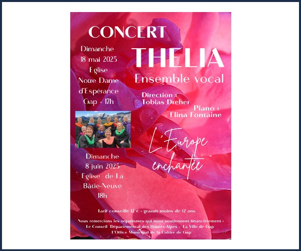 La Bâtie Neuve. Concert ensemble vocal Thélia