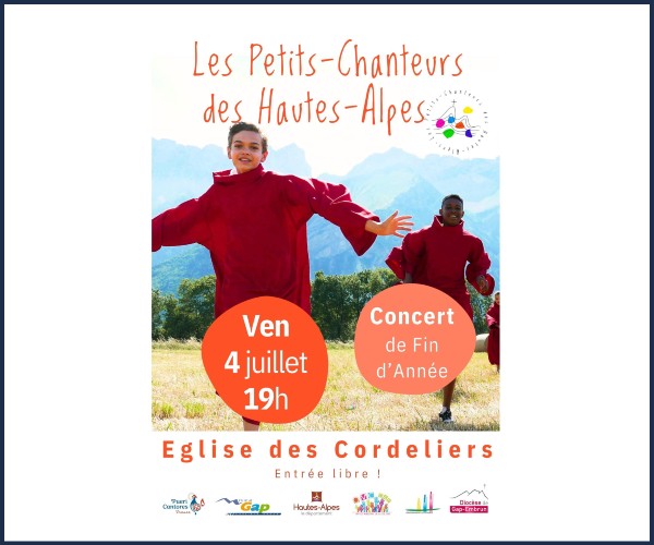 Concert de fin d'année scolaire des Petits Chanteurs des Hautes Alpes