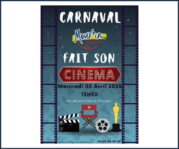 Chorges. Carnaval Cinéma 2025