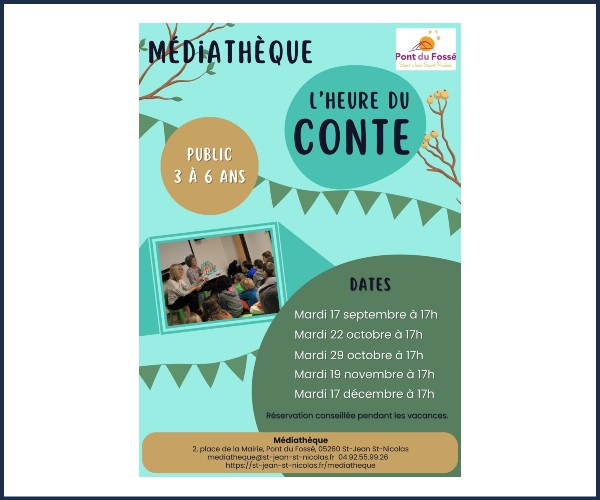 Saint Jean Saint Nicolas. Contes en Vacances