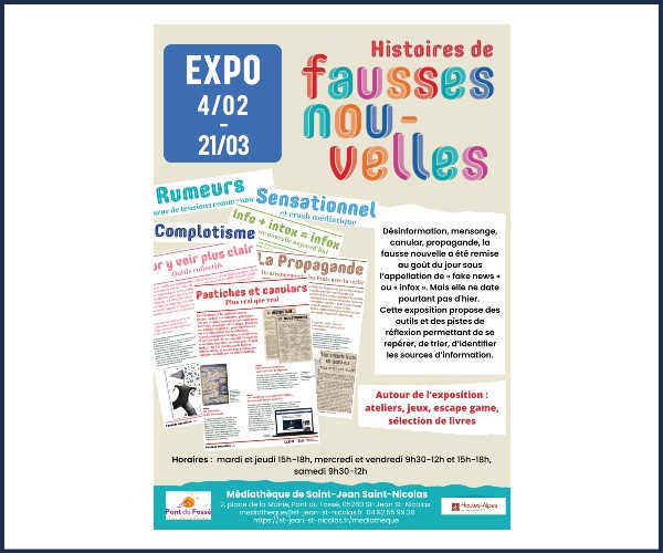 Saint Jean Saint Nicolas. Histoires de fausses nouvelles
