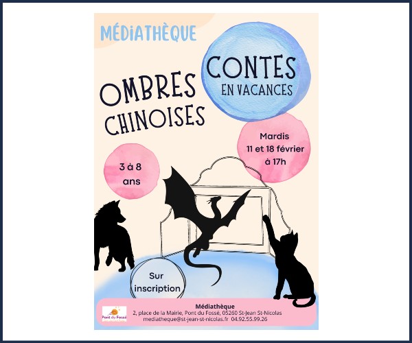 Saint Jean Saint Nicolas. Contes et Ombres Chinoises