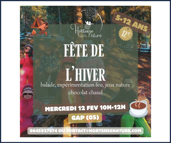 Gap. Fête de l'hiver enfant et jeux