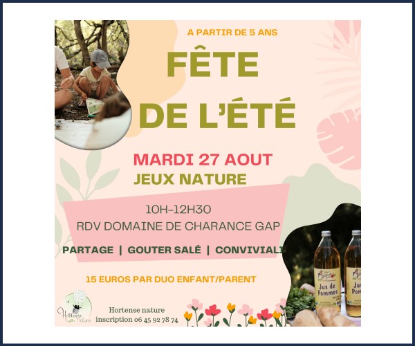 Gap. Fête fin d'été nature