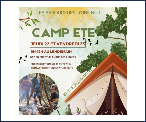 Gap. Bivouac enfants