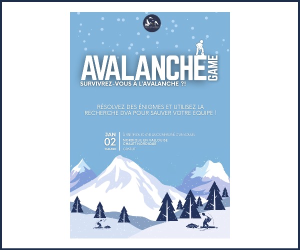 Vallouise Pelvoux. Avalanche Game
