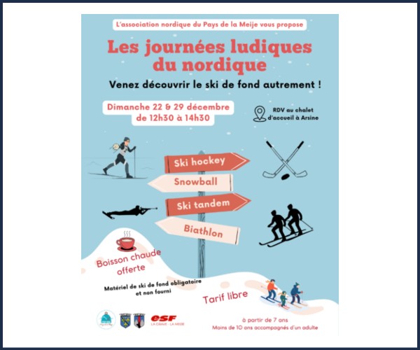 Villar d'Arène. Le nordique ludique
