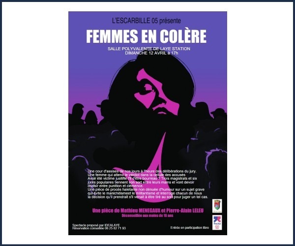 Théâtre, Femmes en Colère à Laye