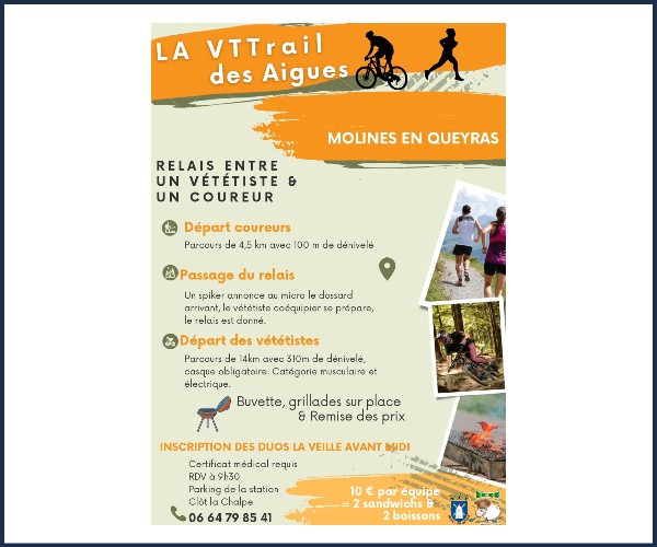 Molines en Queyras. VTTrail des Aigues