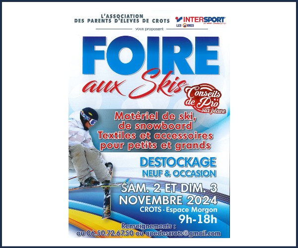 Crots. Foire aux Skis