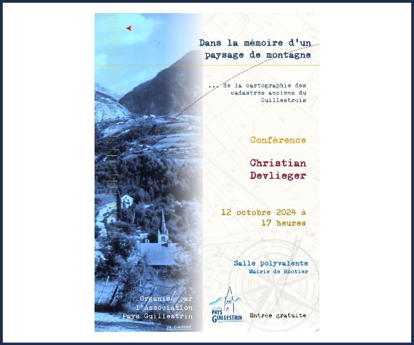 Réotier. Conférence, Dans la Mémoire d'un Paysage de Montagne
