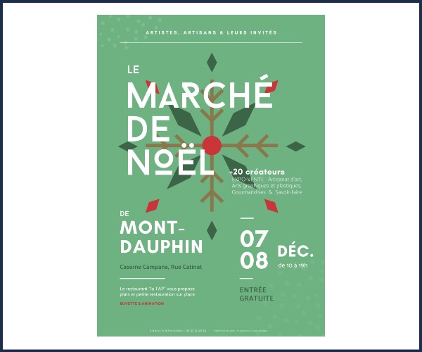 Mont Dauphin. Marché de Noël 2024