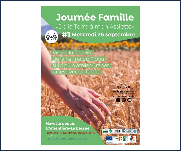 L'Argentière la Bessée. Journée famille de la terre à mon assiette #1
