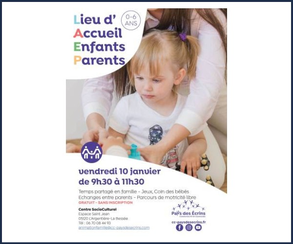 L'Argentière la Bessée. Lieu d'Accueil Enfants Parents