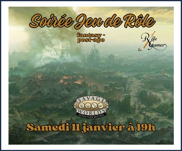 Gap. Initiation Jeu de Rôle, Savage Worlds