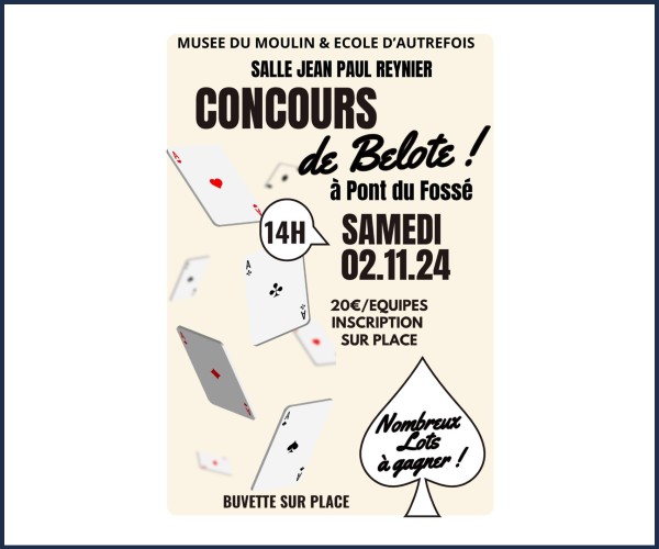 Saint Jean Saint Nicolas. Concours de Belote