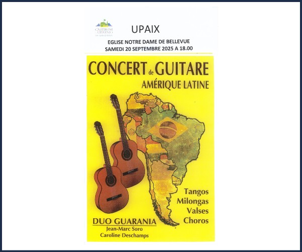 Upaix. Concert Notre Dame de Bellevue