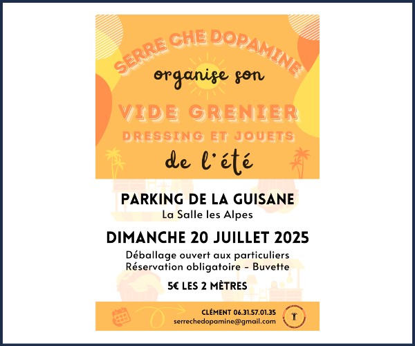 Vide greniers, dressing et jouets de l'été