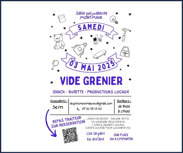 Vide greniers à Montmaur