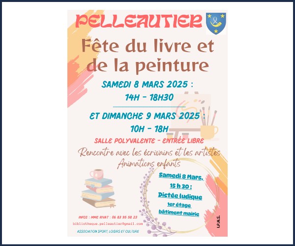 Pelleautier. Fête du livre et de la peinture