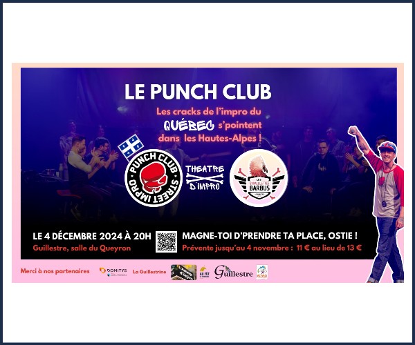Guillestre. Le Punch Club du Québec !
