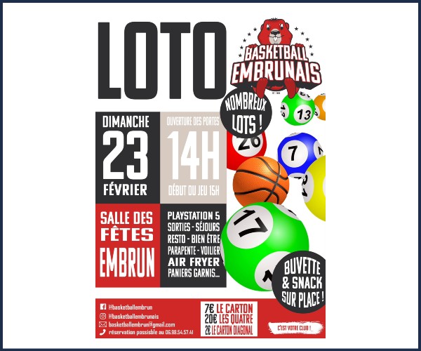 Loto du Basketball Embrunais