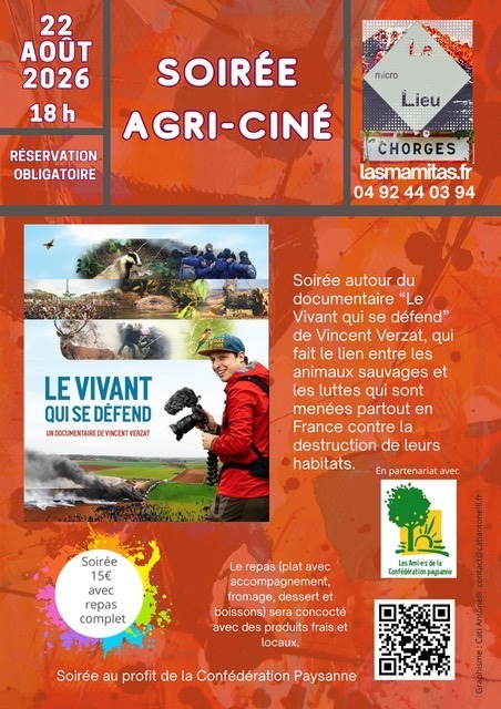 Soirée Agri Ciné à Chorges