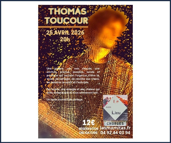 Concert de Thomas Toucour à Chorges