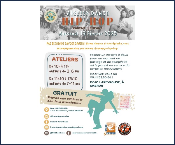 Embrun. Atelier Danse Hip Hop