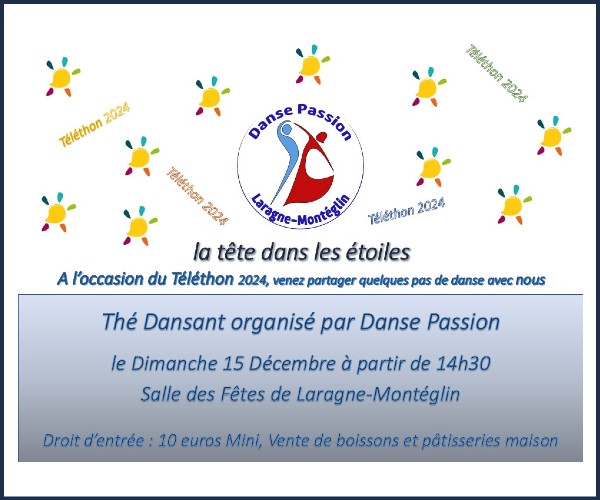 Laragne Montéglin. Thé dansant du Téléthon 2024