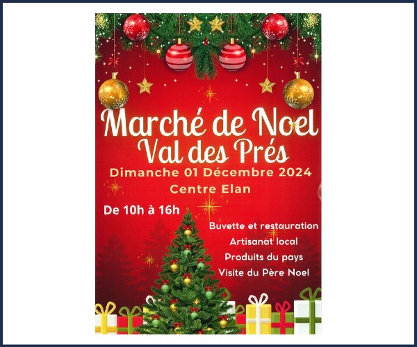 Val des Prés. Marché de Noël 2024