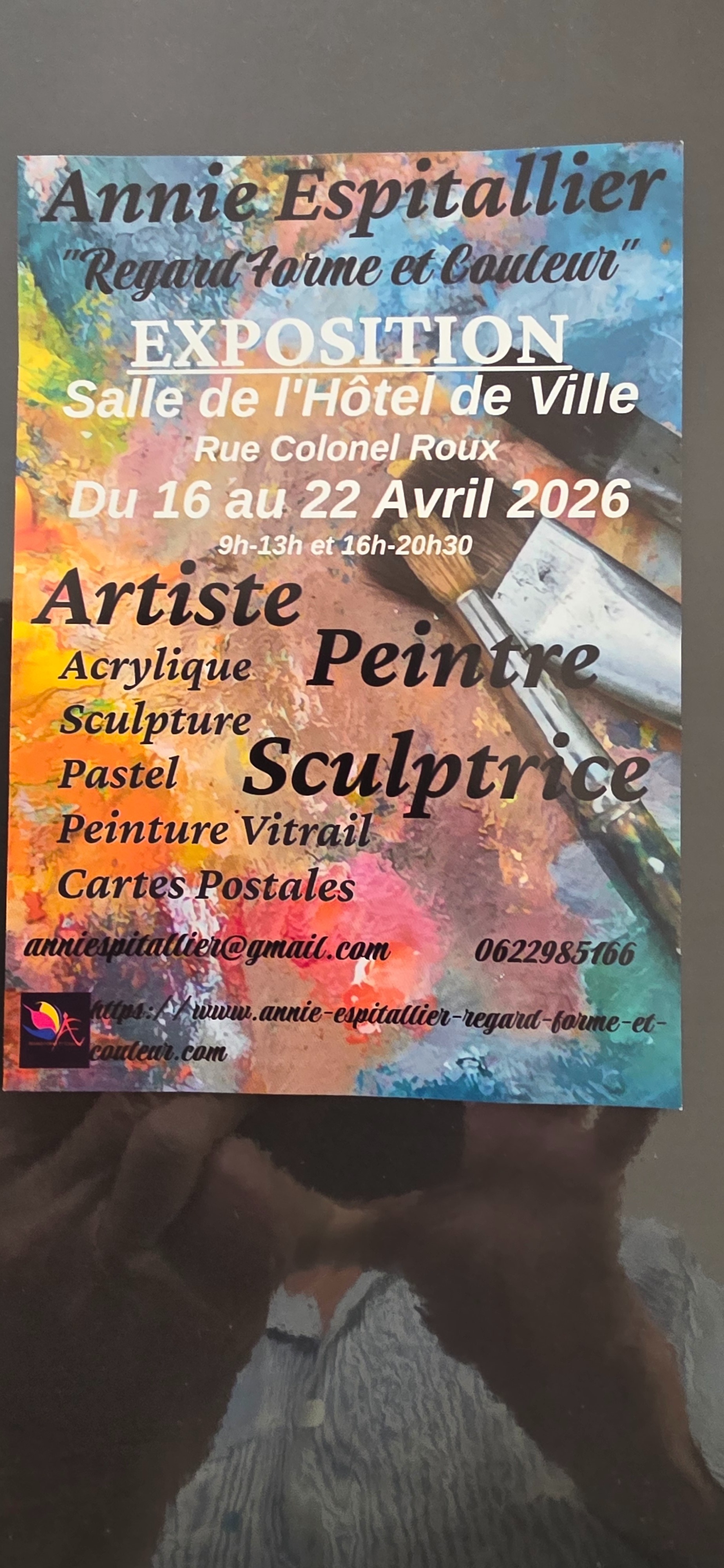 Gap. Annie Espitallier, Expose ses peintures ses sculptures.... 