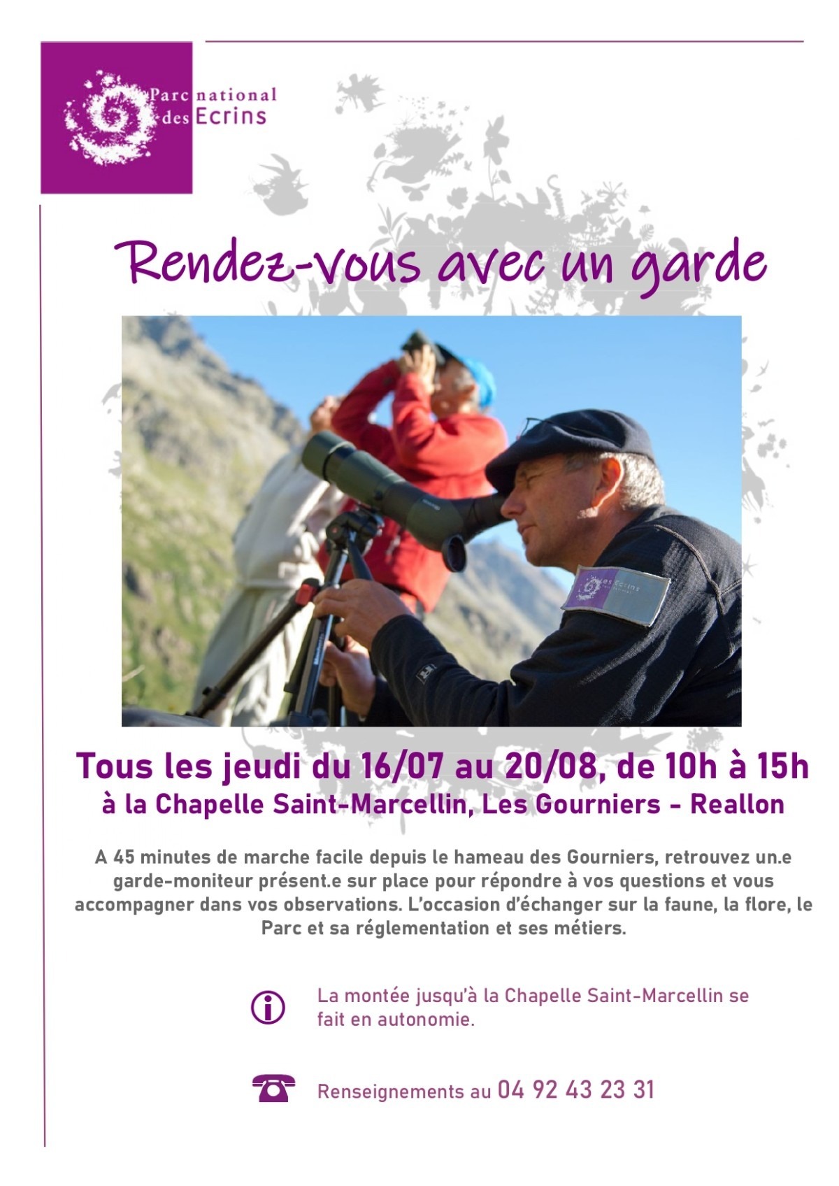 Rendez-vous avec un garde ! à Réallon
