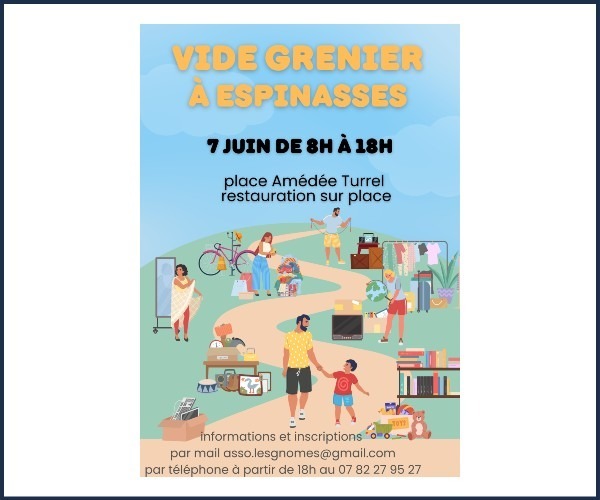 Vide greniers APE Les Gnomes à Espinasses
