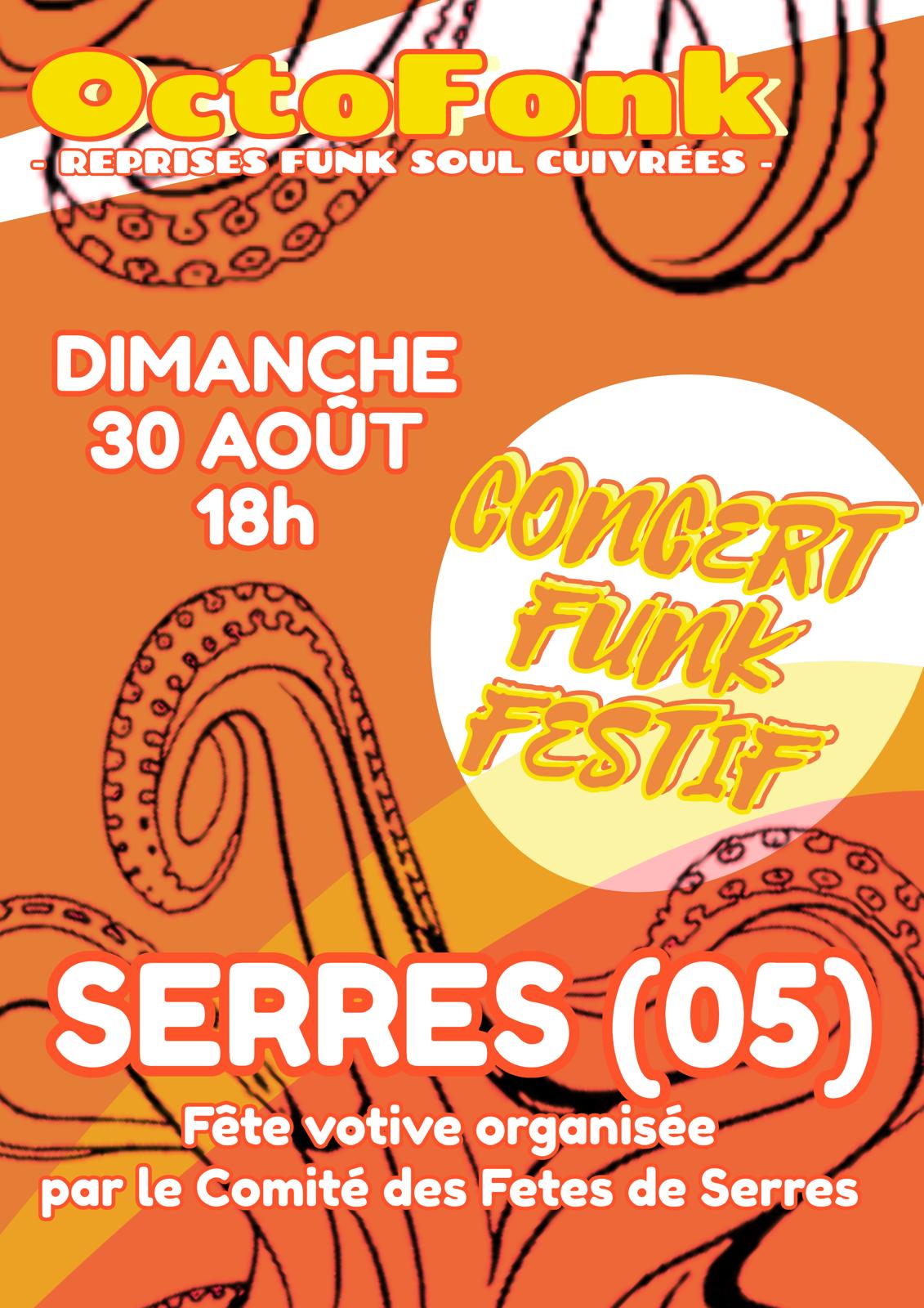 Concert reprises de funk Gratuit