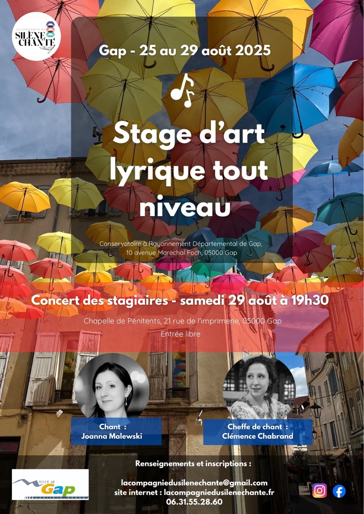 Concert des stagiaires d’Art lyrique à Gap