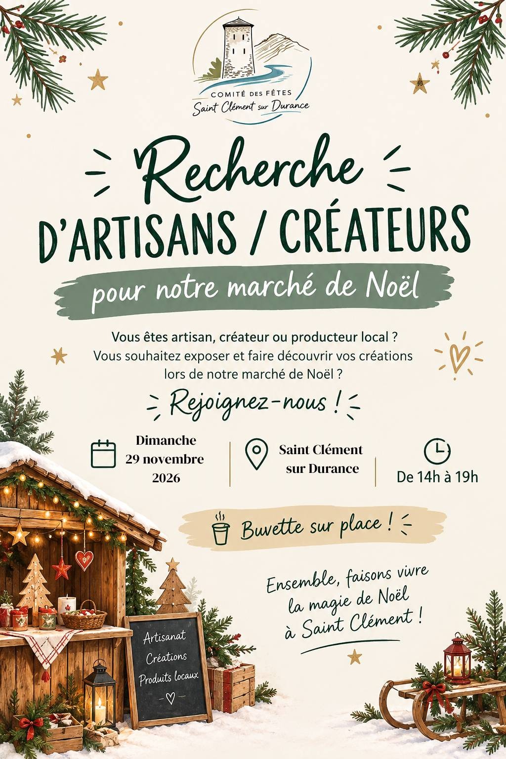 Marché de Noël 2026 à Saint Clément