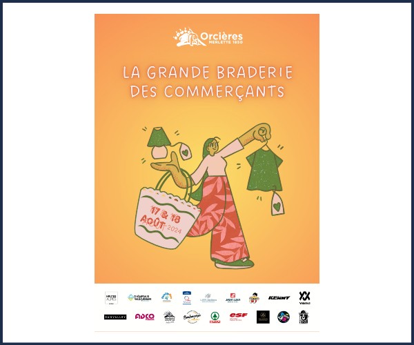 Orcières. Grande Braderie des Commerçants