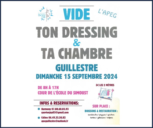 Guillestre. Vide dressing