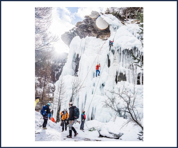 L'Argentière la Bessée. Ice Climbing Ecrins 2025