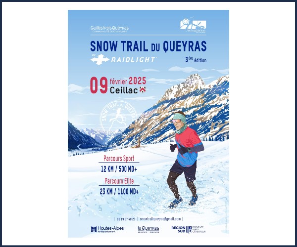 Ceillac. 3ème Snow trail du Queyras