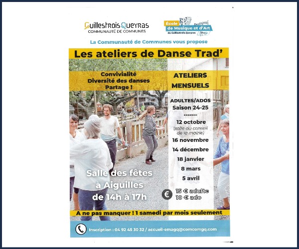 Aiguilles. Les ateliers de Danses Trad