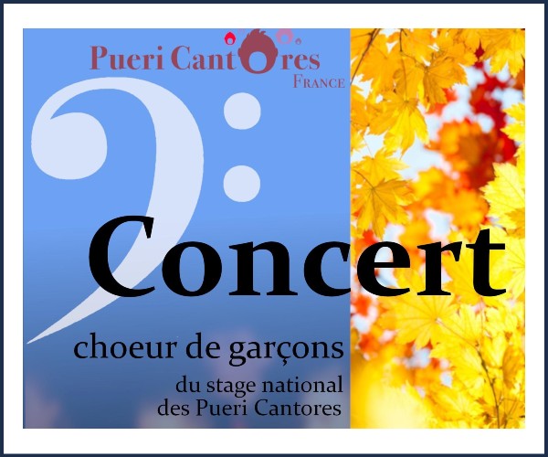 Saint Julien en Beauchêne. Concert Chœur de garçons des Pueri Cantores