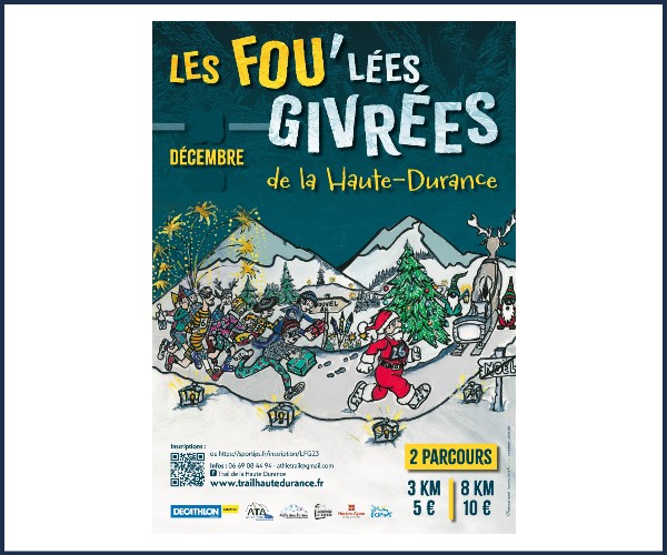 L'Argentière la Bessée. Foulées Givrées 2024