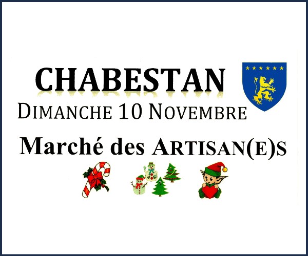 Chabestan. Marché des Artisan(e)s
