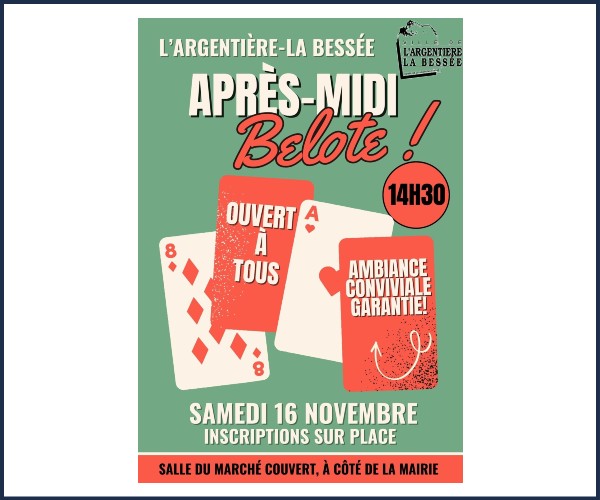 L'Argentière la Bessée. Après midi Belote
