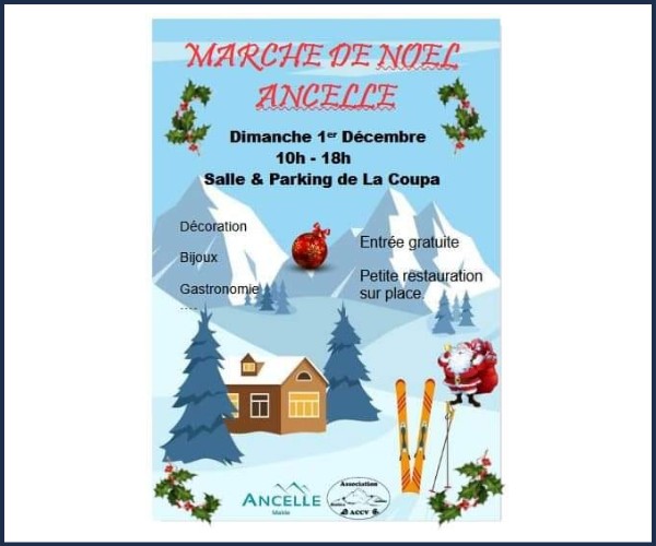 Ancelle. Marché de Noël 2024