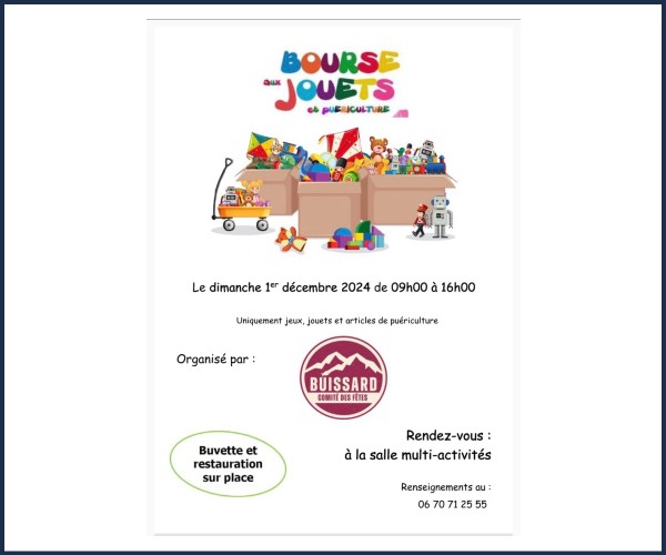 Buissard. Bourse aux Jouets