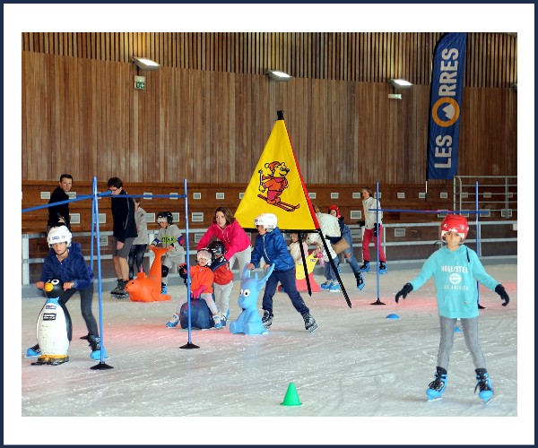 Les Orres. Sortie Patinoire